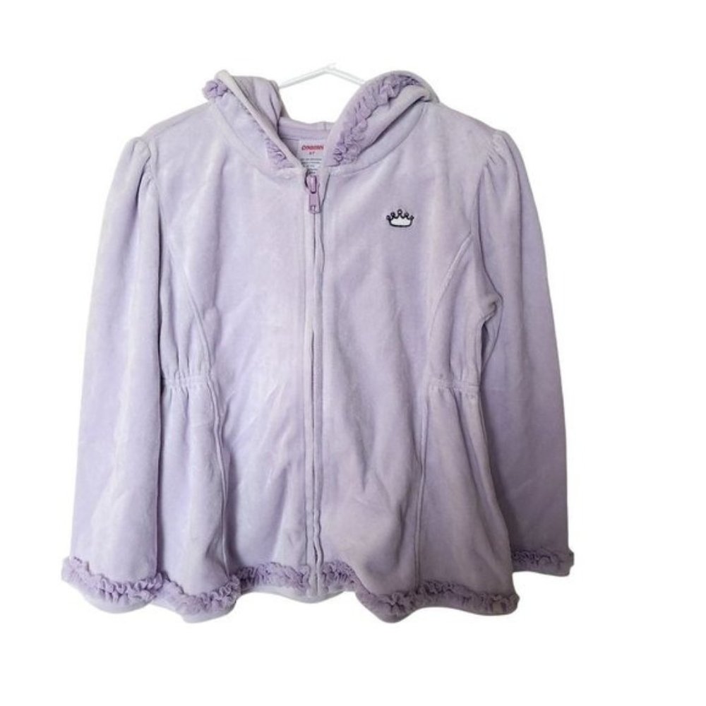 Gymboree Hoodie 5T Girls NWT Velour Tulle Ruffle Dance Team‎ Puple Lavender